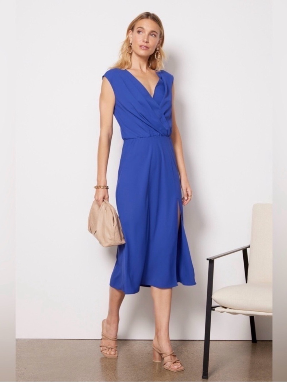 NWT Amanda Uprichard Admiral Blue Matthews Dress S